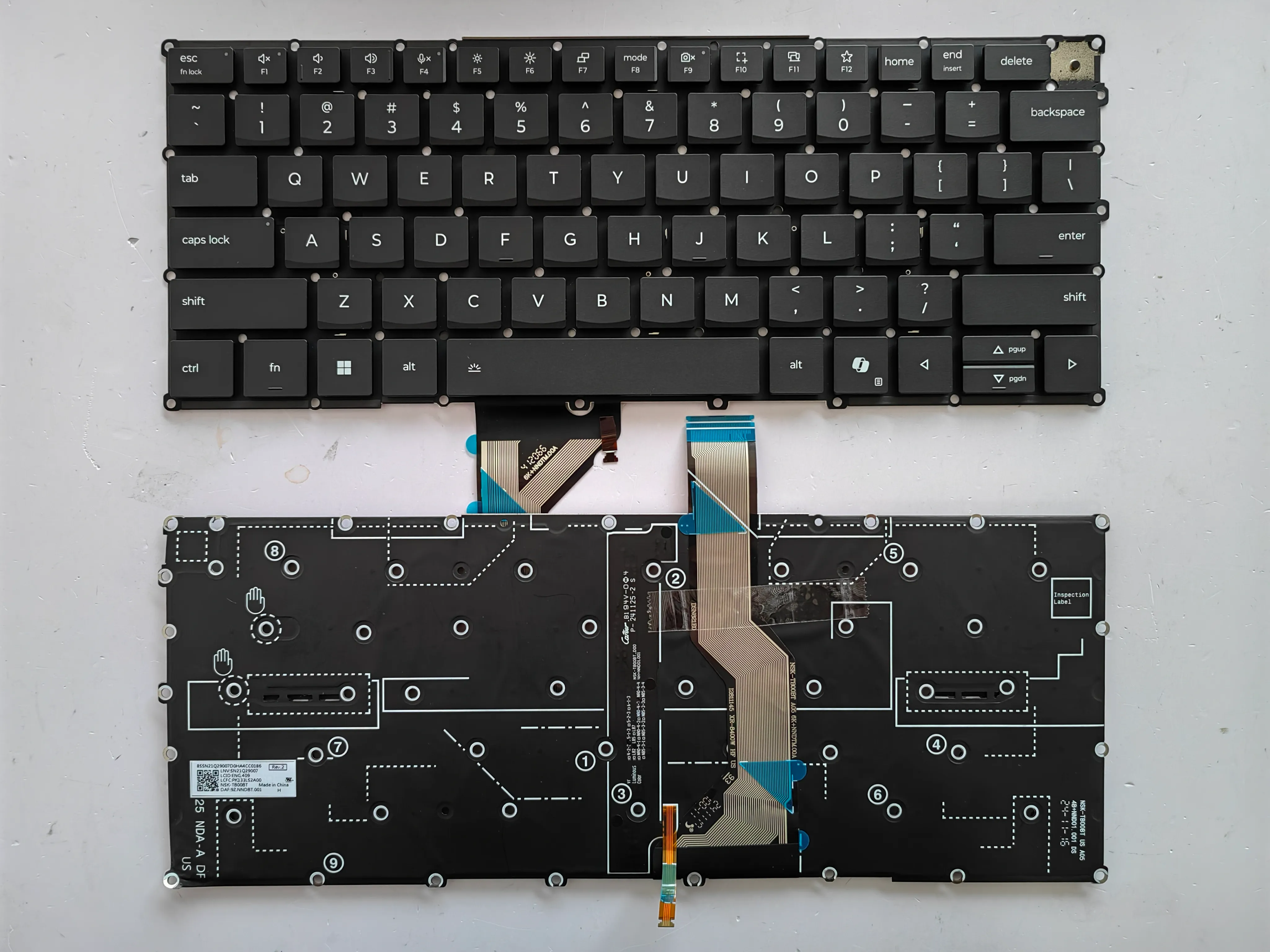 Picture of New Replacement Keyboard Laptop For IBM ThinkPad X9 Gen 1 Aura Edition 14 AI keys BLACK Backlit US Layout
